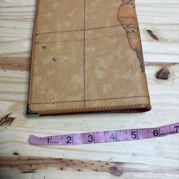 Alviero Martini 1A Classes Organizer Map Weekly Planner Brown Notebook Leather - Picture 6 of 11